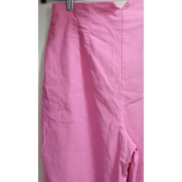 Ella Rafaella Women’s Sz 6 Hot Pink Dress Pants Barbiecore Retro Pleated Stretch - Picture 7 of 12